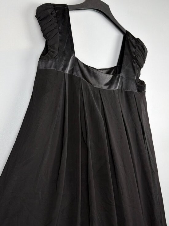 London Times Dresses & Skirts - London Times Dress Womens 14 Black Babydoll Regency Empire Whimsigoth MOD Fairy